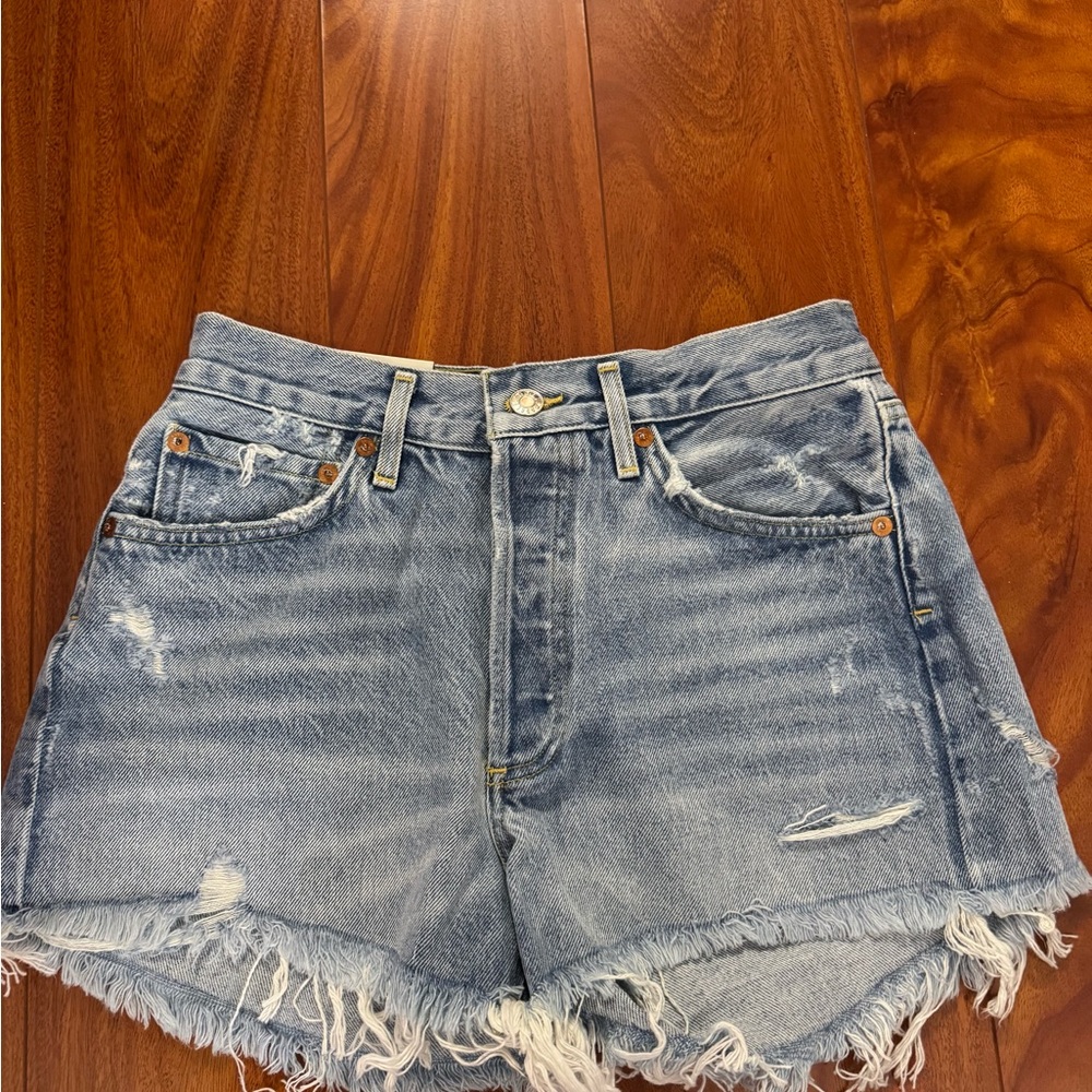 NWT Agolde denim shorts